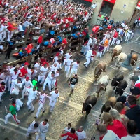 Seis heridos en el primer encierro de San Fermín, uno de ellos de 21 años