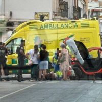 Atropellan a un joven en patinete en el centro de Badajoz