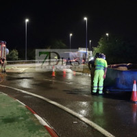 Llega la época de accidentes por el vertido de tomates en Extremadura