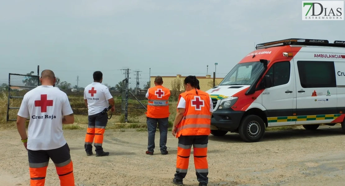 Declarado el nivel 1 en un incendio en Badajoz: está próximo a viviendas