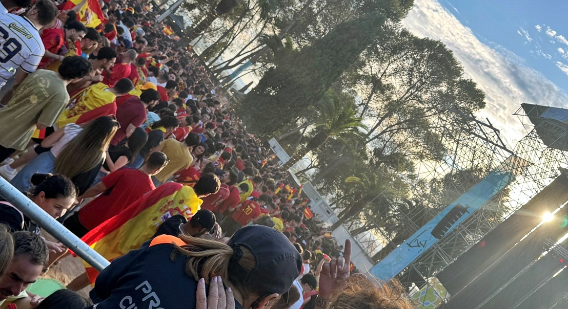 Cerca de 40 personas atendidas durante la celebración de la Eurocopa en Badajoz