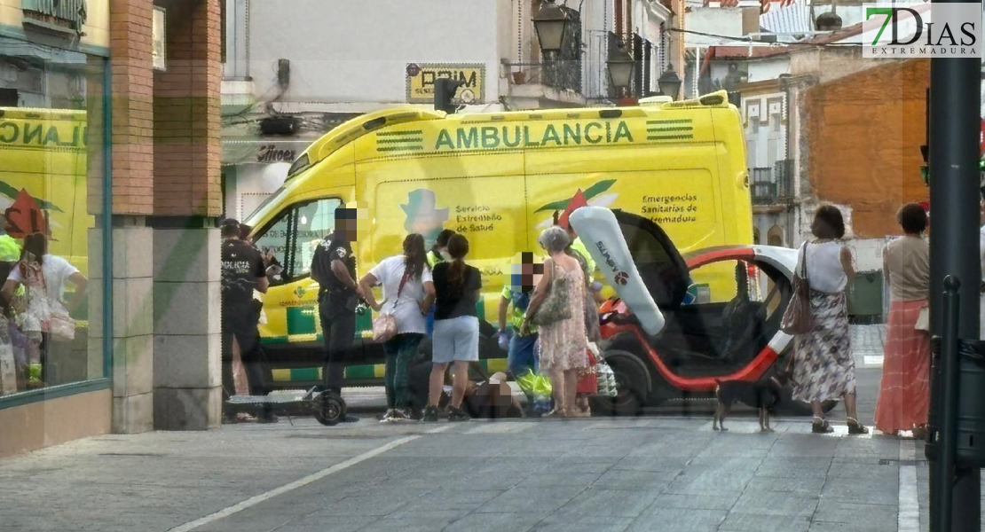 Atropellan a un joven en patinete en el centro de Badajoz