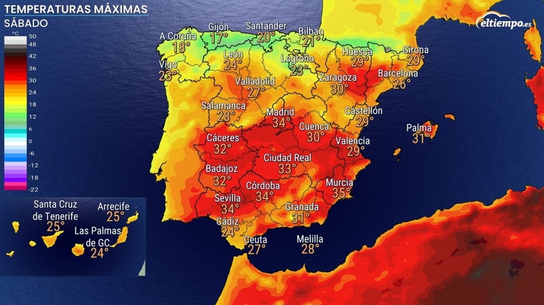 Parón brusco de calor: caen las temperaturas hasta 10ºC en estas zonas