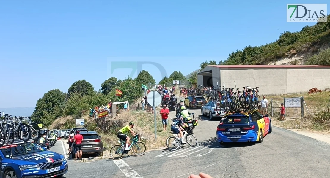 Imágenes del primer tramo de La Vuelta por Extremadura