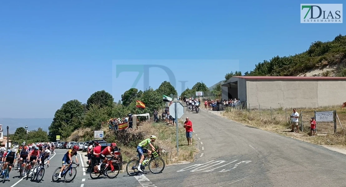 Imágenes del primer tramo de La Vuelta por Extremadura