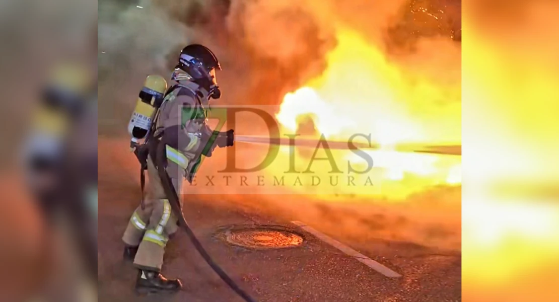 Un incendio en Badajoz alerta a los vecinos esta madrugada