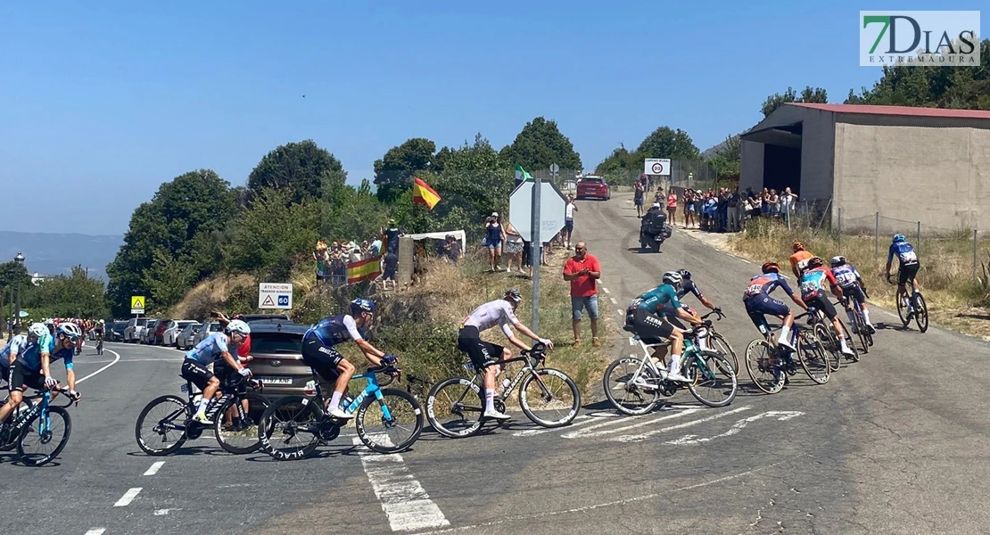 Imágenes del primer tramo de La Vuelta por Extremadura