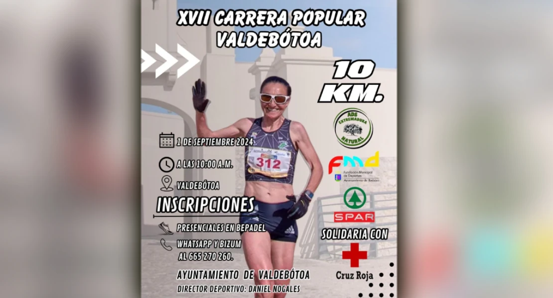 Abiertas las inscripciones de la XVII Carrera Popular de Valdebótoa