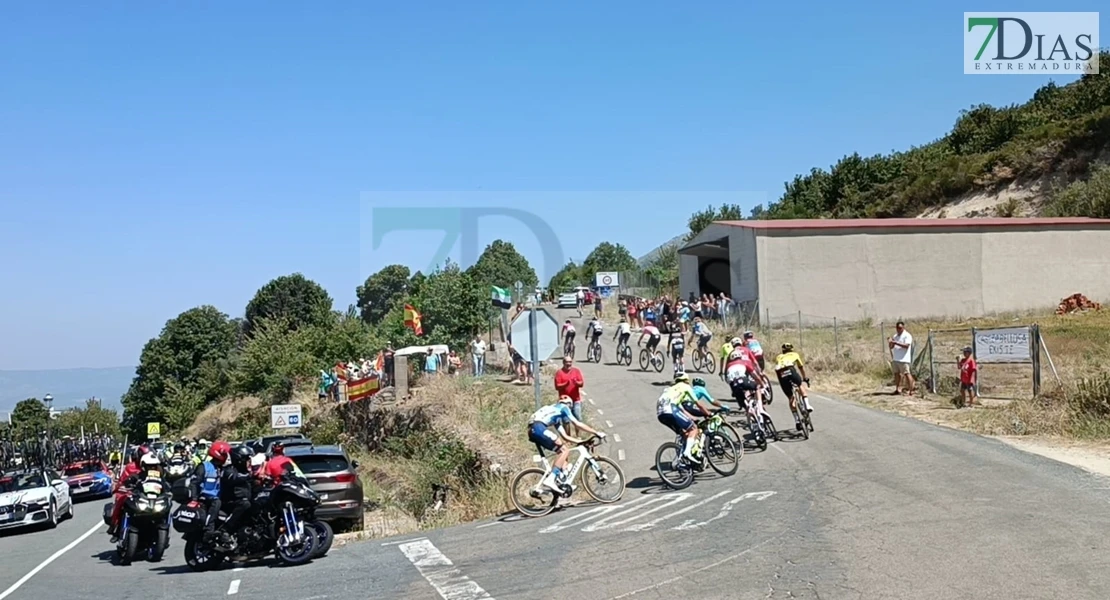 Imágenes del primer tramo de La Vuelta por Extremadura