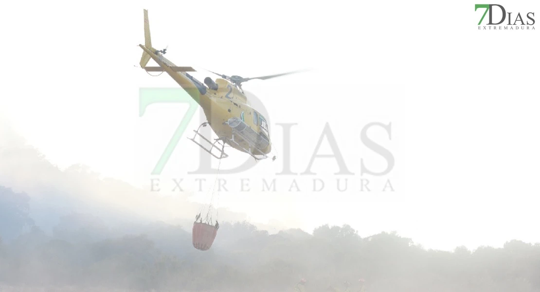 Impactantes imágenes del incendio Nivel 1 en la Sierra Gragera (Extremadura)