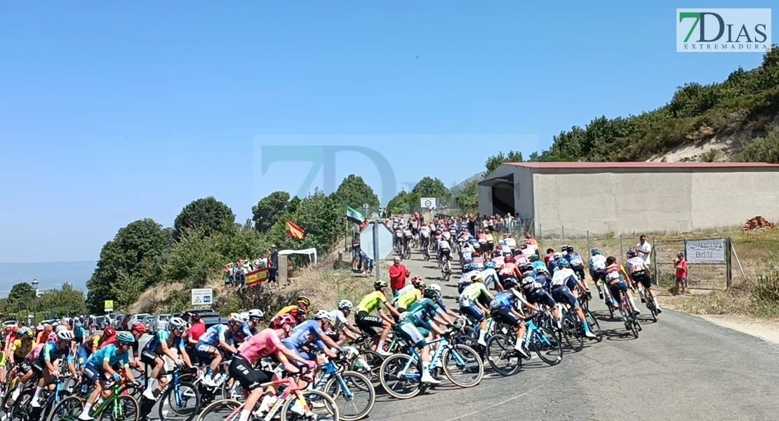 Imágenes del primer tramo de La Vuelta por Extremadura