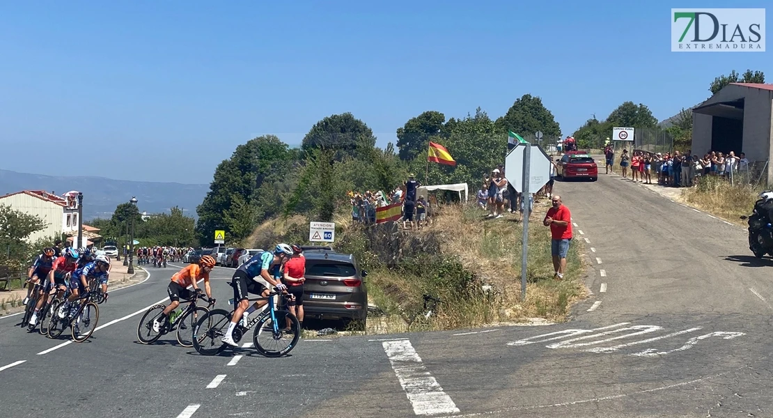 Imágenes del primer tramo de La Vuelta por Extremadura