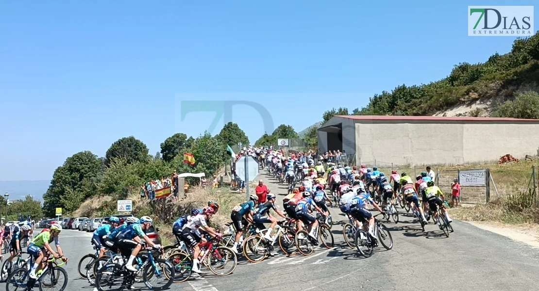 Imágenes del primer tramo de La Vuelta por Extremadura