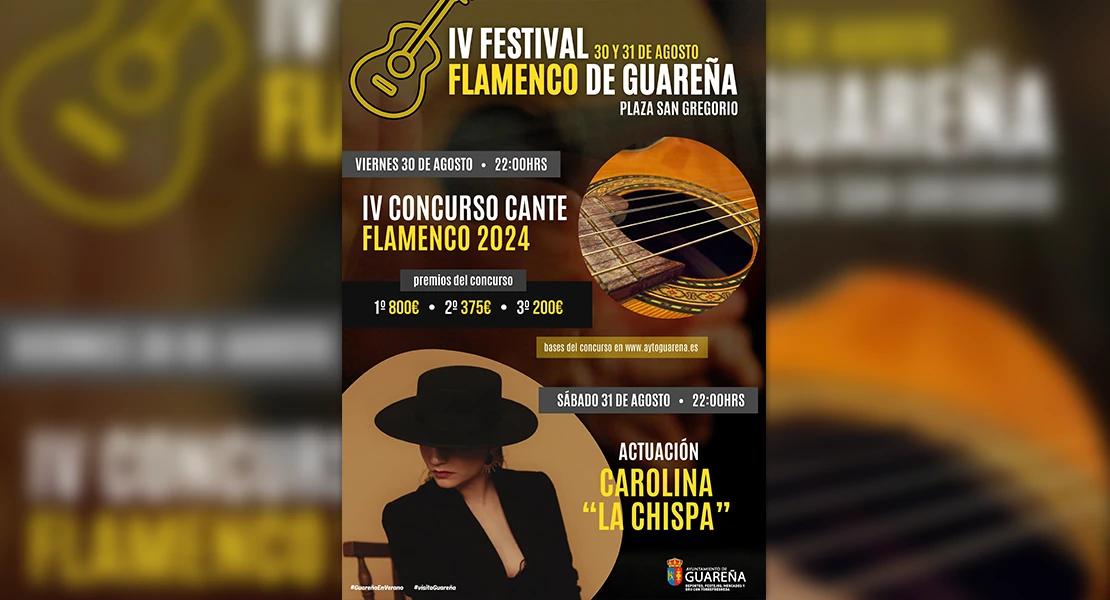 Vuelve el Festival de Flamenco de Guareña junto con la cantaora Carolina 'La Chispa'