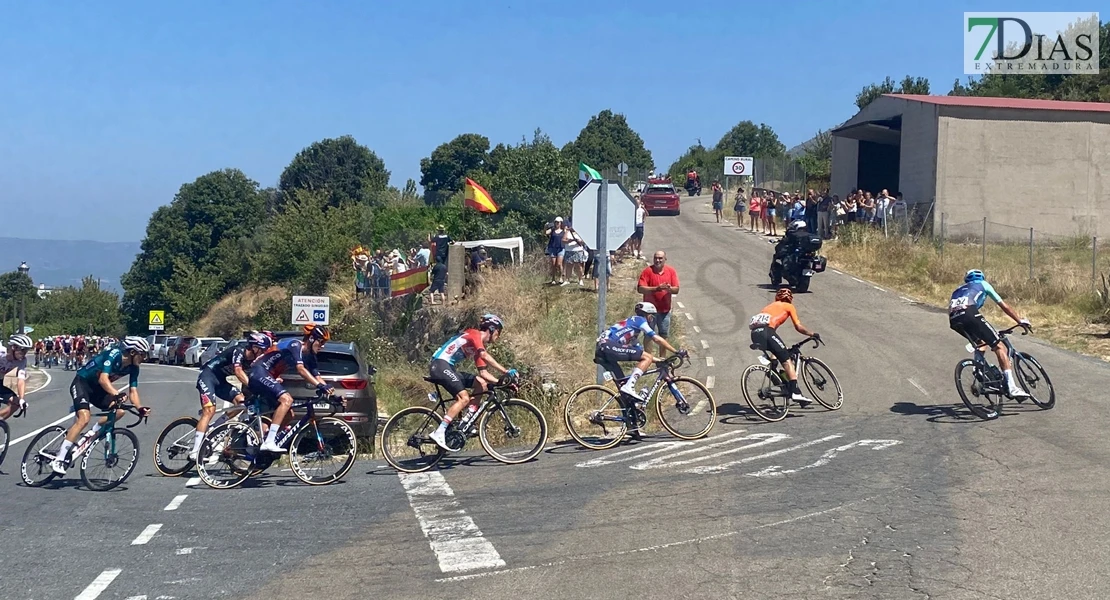 Imágenes del primer tramo de La Vuelta por Extremadura