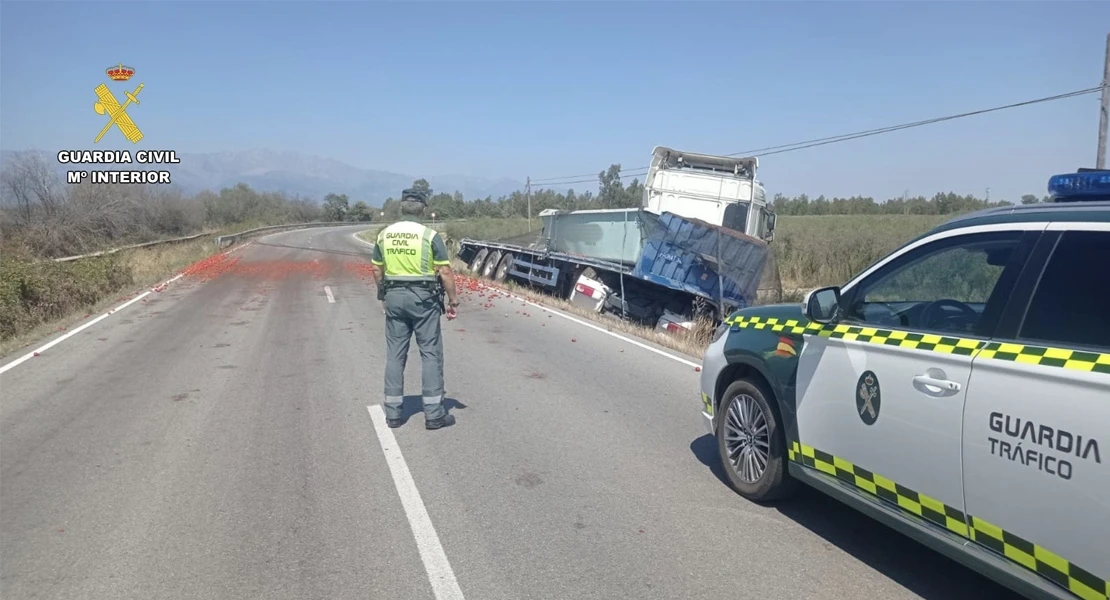 Un camionero supera en más de 6 veces la tasa máxima de alcohol en Extremadura