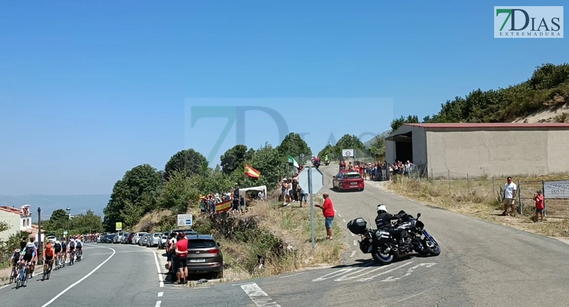 Imágenes del primer tramo de La Vuelta por Extremadura