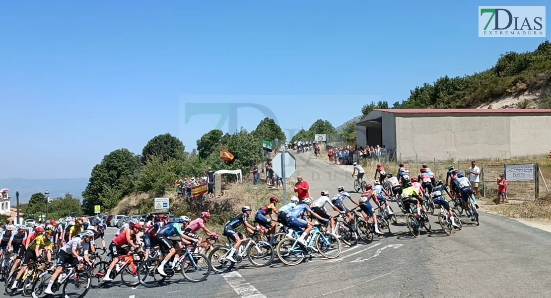 Imágenes del primer tramo de La Vuelta por Extremadura