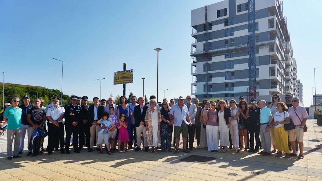 La primera mujer policía local de Extremadura ya tiene su calle en Badajoz