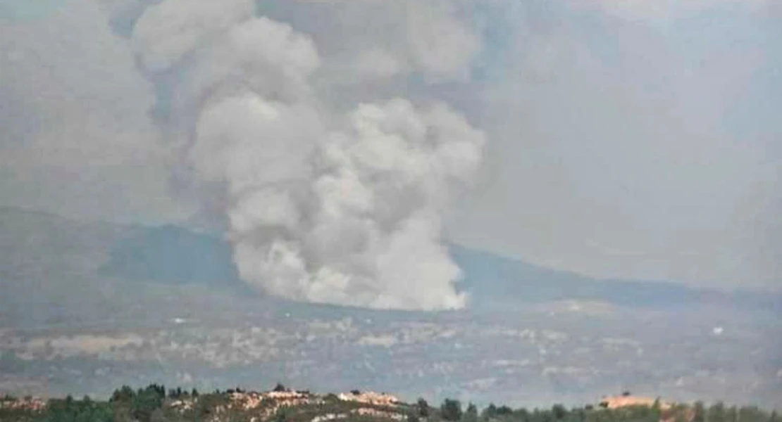 Desoladoras imágenes de un nuevo incendio de nivel 1 de peligrosidad en Extremadura