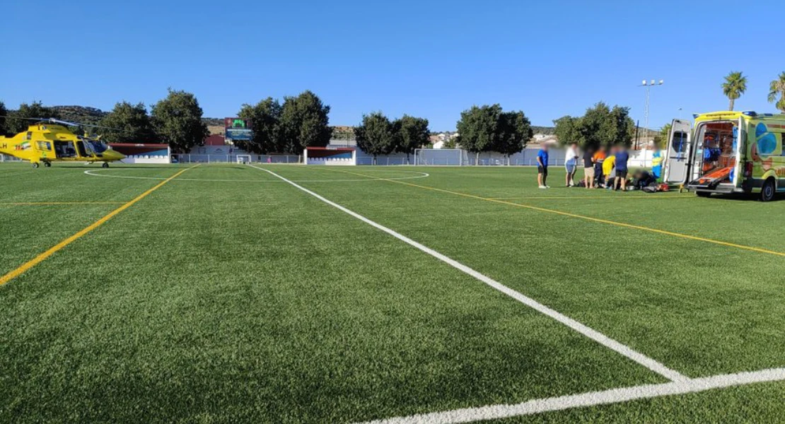 Polémica por la 'tardanza' de la ambulancia que atendió a Ocaña, jugador del CD Badajoz B