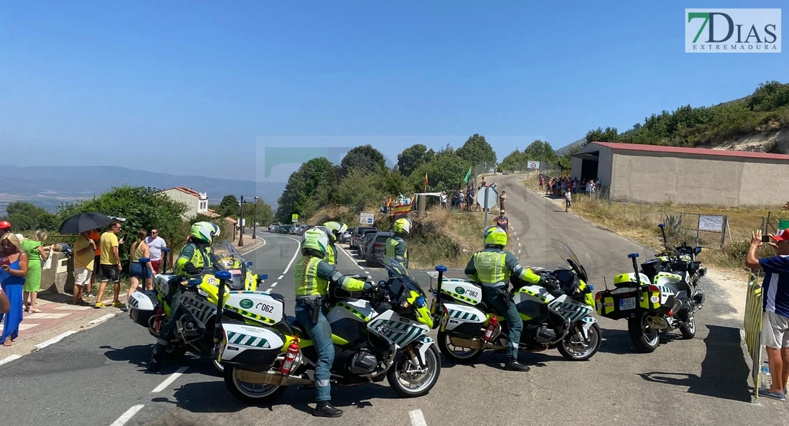 Imágenes del primer tramo de La Vuelta por Extremadura