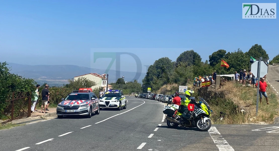 Imágenes del primer tramo de La Vuelta por Extremadura