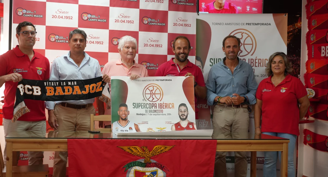 Presentan la Supercopa Ibérica en la Casa Benfica de Campo Maior