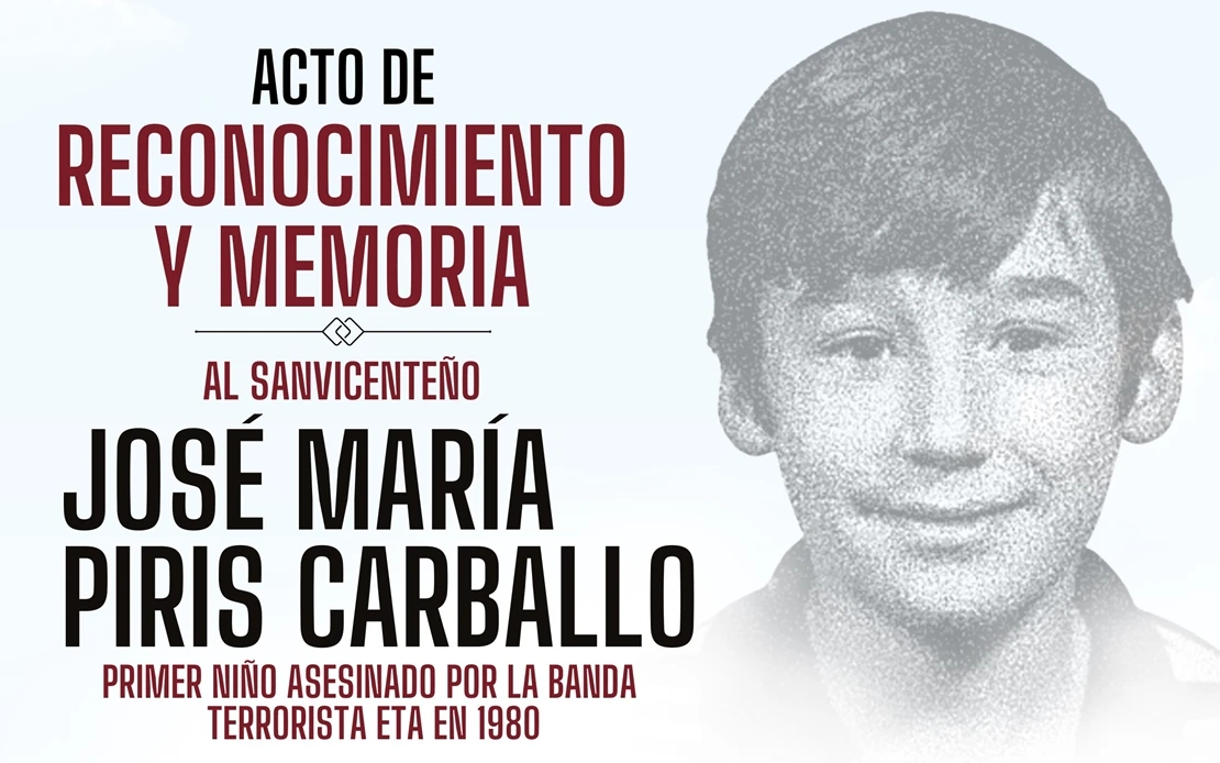 San Vicente homenajea al primer niño extremeño asesinado por ETA en 1980