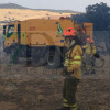 Impactantes imágenes del incendio Nivel 1 en la Sierra Gragera (Extremadura)