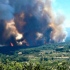 Desoladoras imágenes de un nuevo incendio de nivel 1 de peligrosidad en Extremadura