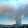 Desoladoras imágenes de un nuevo incendio de nivel 1 de peligrosidad en Extremadura