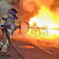 Un incendio en Badajoz alerta a los vecinos esta madrugada