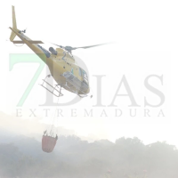 Evolución en el incendio forestal de Zafra