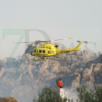 Impactantes imágenes del incendio nivel 1 en la Sierra Grajera (Extremadura)