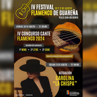 Vuelve el Festival de Flamenco de Guareña junto con la cantaora Carolina 'La Chispa'