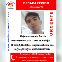 Última hora sobre el joven desaparecido en Badajoz: su padre lo busca en Madrid