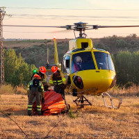 Incendio cercano al casco urbano de un pueblo extremeño: activan el nivel 1 de peligrosidad