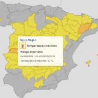 El 112 Extremadura activa la alerta naranja por altas temperaturas