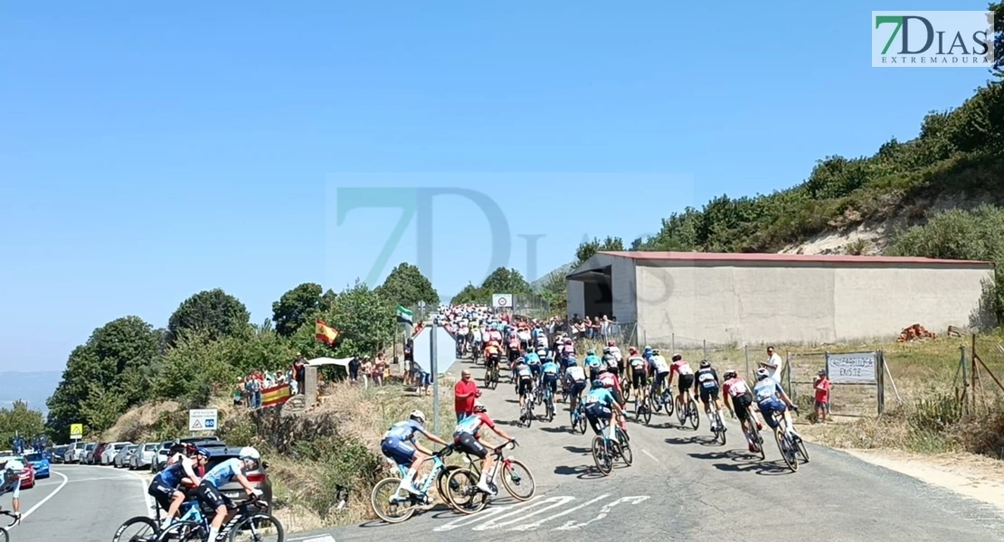 Imágenes del primer tramo de La Vuelta por Extremadura