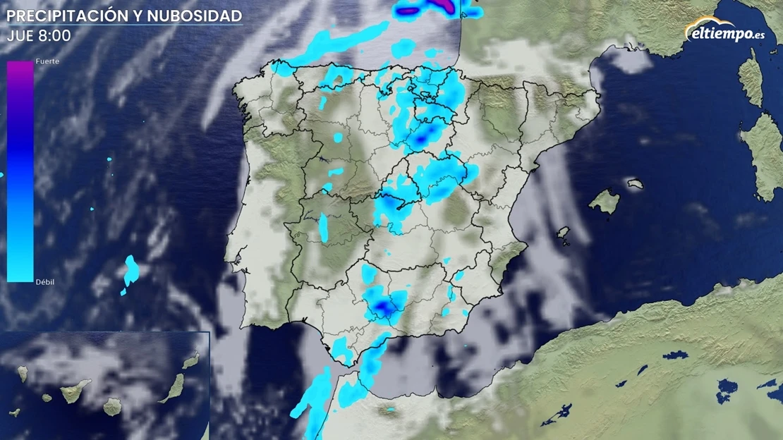 Cambio radical de tiempo: lluvias, tormentas y calima para finalizar agosto