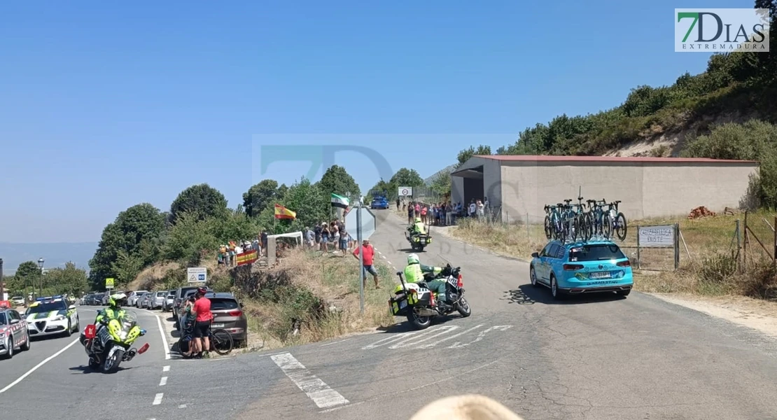 Imágenes del primer tramo de La Vuelta por Extremadura