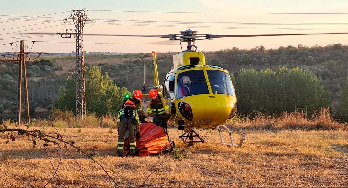 Incendio cercano al casco urbano de un pueblo extremeño: activan el nivel 1 de peligrosidad