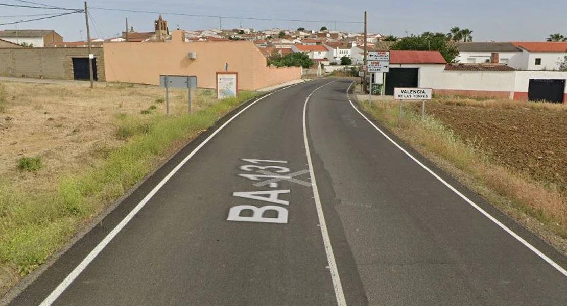 La Diputación mejorará la carretera de Los Santos de Maimona hasta Valencia de las Torres