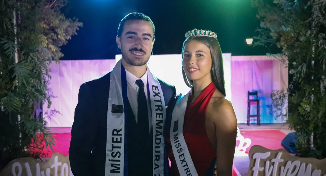 Celia Torvisco y Ángel Ávila proclamados Miss y Míster Embajadores de la Moda en Extremadura