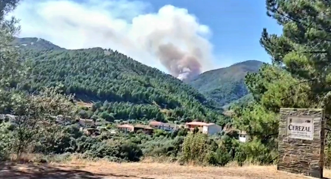 Desactivado el Plan Especial de Protección Civil del INFOCAEX en Las Hurdes tras el incendio