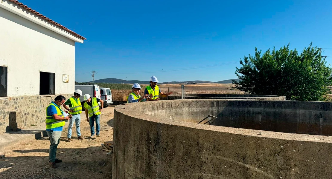 Avanzan las obras de una depuradora en situación "crítica" en Badajoz