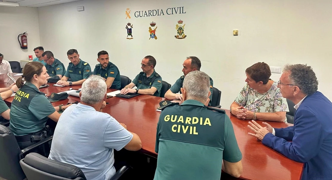 Reconocen el trabajo de la Guardia Civil que actuó en el hecho violento ocurrido en Fregenal de la Sierra