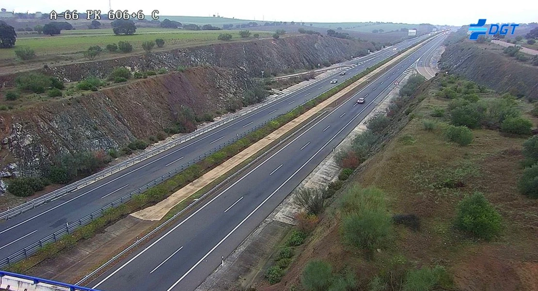 Cortes en la A-66 a su paso por Extremadura debido a las obras: tramos afectados