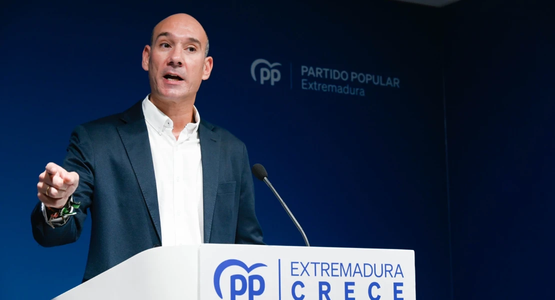 El PP tiende la mano al PSOE para que "aclare su posición" sobre una financiación justa para Extremadura